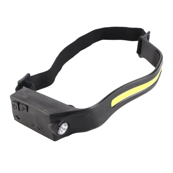 Riousery COB LED Headlamp Waterproof Rechargeable Flashlight Smart Motion Sensor Bright Headlight for Outdoor Camping Running Fishing Hiking 5 Light Modes (10.0 x 6.0 in / 25.4 x 15.2 cm)