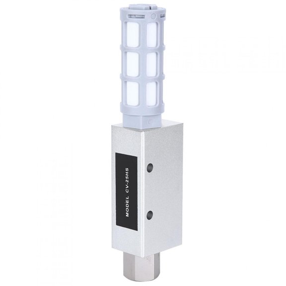 Riousery CV-25HS Pneumatic Air Exhaust Vacuum Generator Ejector with Silencer for Industrial Applications - Compact Aluminum Alloy Construction, High Suction Flow, 5.12 inches / 13 cm