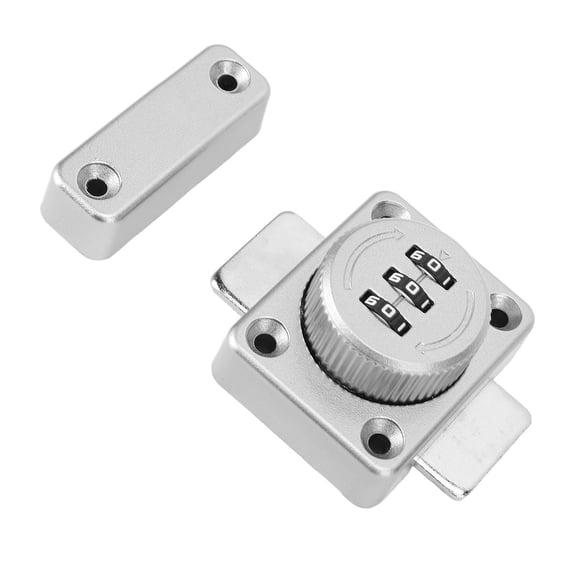 Riousery Cabinet Mechanical Combination Lock Aluminum Alloy Enhanced Safety Locker Password Door Lock Left Right Universal