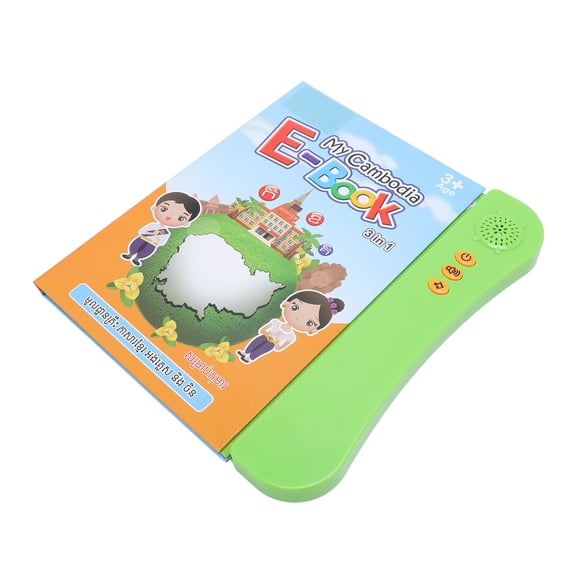 Riousery Cambodian English Chinese Interactive Audio Sound Book Electronic Learning Educational Toy Yellow