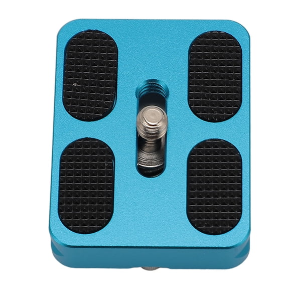 Riousery Camera Quick Release Plate for Arca Standard 1/4 Inch Thread Metal Anti Slip Rubber Pad Universal QR Plate for Tripod Ball Head DSLR Accessories