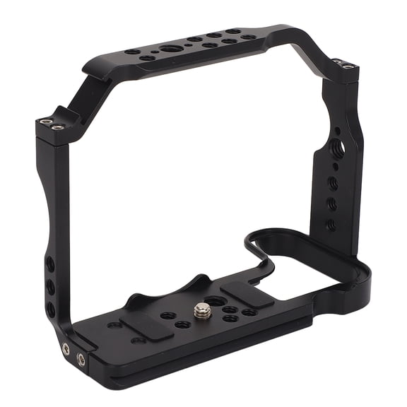 Riousery Camera Video Cage for Canon R10 Aluminum Quick Release Protective Camera Rig Mount Kit