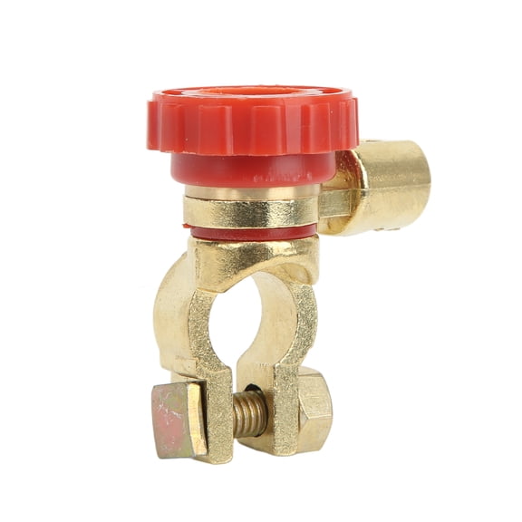 Riousery Car Battery Link Terminal Brass 100A Disconnect Switch Universal Fit for Boats RV ATV (3.15 inches / 8 cm Length)