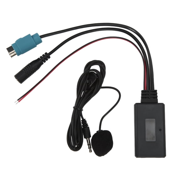 Riousery Car Bluetooth 5.0 AUX Module Handsfree Microphone Adapter Replacement Part for Alpine KCE-236B CDA-9856/E CDE-9870/E/R/RM Automotive Audio Receiver 5.9 inches / 15 cm