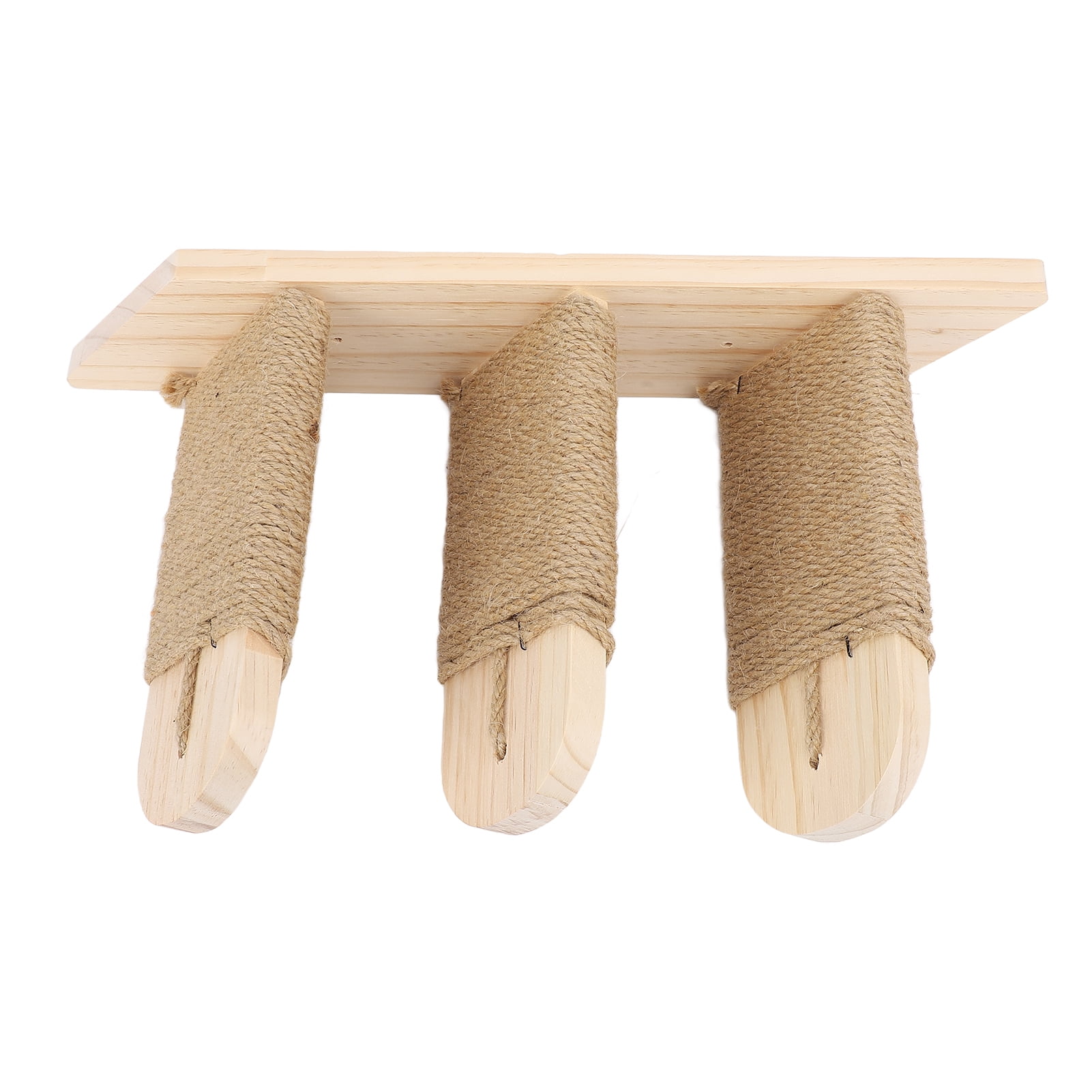 Riousery Cat Wall Mounted Climbing Shelves Pine Wood Stable Structure Space Saving Perches for Home Apartment, 3 Steps (16.14 inches / 41 cm)