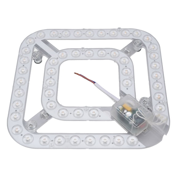 Riousery Ceiling Fan LED Light Replacement 24W 2100LM 3 Color Temperatures Round Wick Module Flush Mount Ceiling Light, 11.02 inches / 28 cm