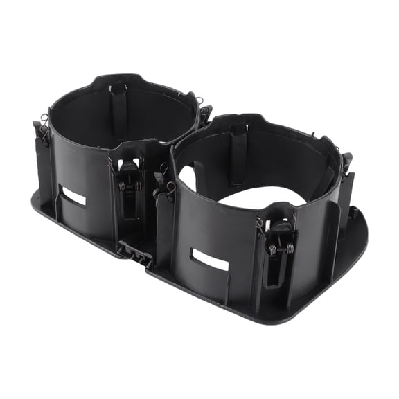 Riousery Center Console Cup Holder Insert Replacement for Mercedes-Benz C-Class W205 E-Class W213 GLC-Class X253 V-Class W447 Automotive Interior Accessory Plastic Black (7.87 inches / 20 cm)