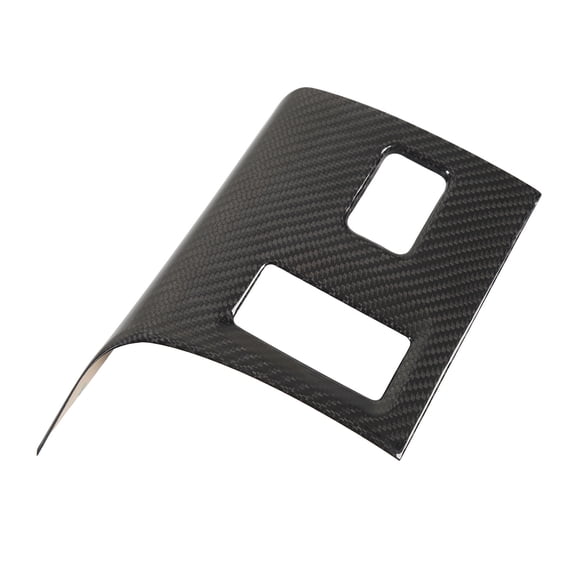 Riousery Central Control Gear Shift Panel Frame Carbon Fiber Cover Trim Replacement for Subaru BRZ and Toyota GR86 2022+ Glossy Finish Interior Accessory