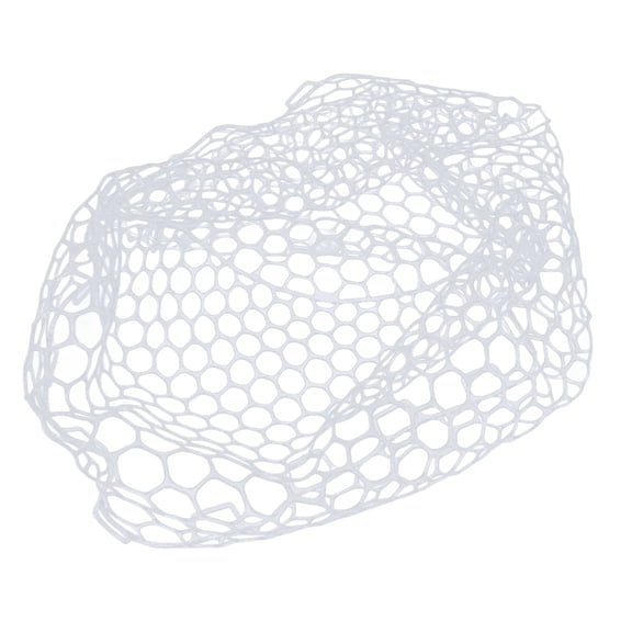 Riousery Clear White Soft Rubber Fly Fishing Landing Net Mesh Bag for Trout Catch and Release 32cm / 12.6 inches
