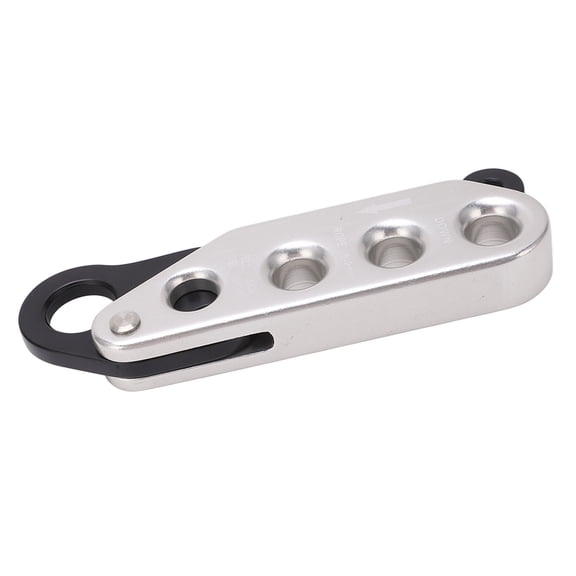 Riousery Climbing Stop Descender Aviation Aluminum Manual Control Ergonomic Descending Gear for Mountaineering Aloft Work Emergency Rescue Equipment