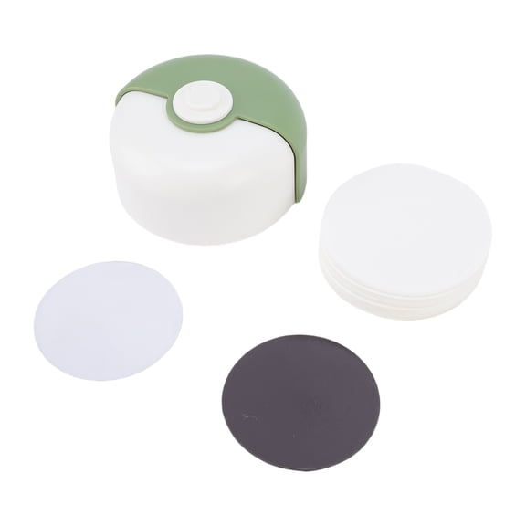 Riousery Coffee Filter Paper Holder Round PP Multifunctional Detachable Coffee Filter Storage Container for Espresso Machine