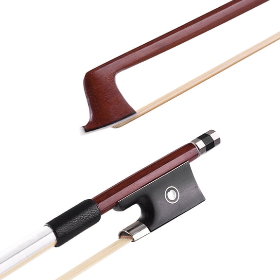 Riousery Concert Level 4/4 Violin Fiddle Bow, Well Balanced IPE Wood Stick with Ebony Horsehair, 29.3 inches / 74.5 cm