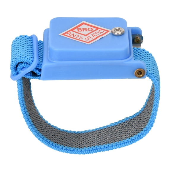 Riousery Cordless Anti-Static Wrist Strap ESD Discharge Cable Band for Sensitive Electronics Repair, Blue