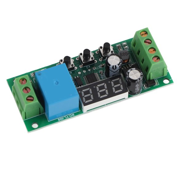 Riousery Current Detection Sensor Module Digital Display 4-20mA Relay Module Component DC12V for Industrial Electronics