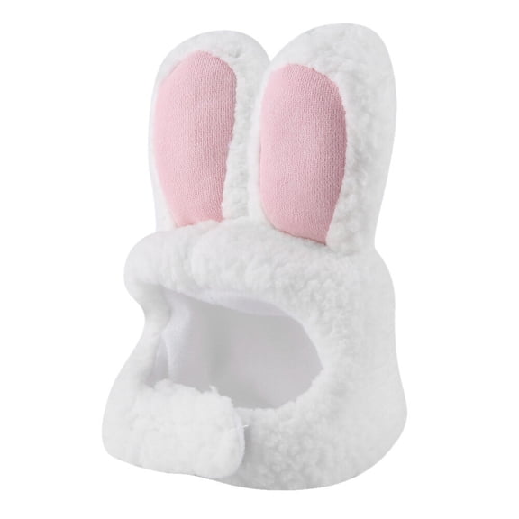 Riousery Cute Rabbit Ear Hat Pet Costume Cosplay Cat Cap Accessories Warm Soft Headwear for Party Holiday Festive Outfit, 14 x 7.4 inches / 36 x 19 cm