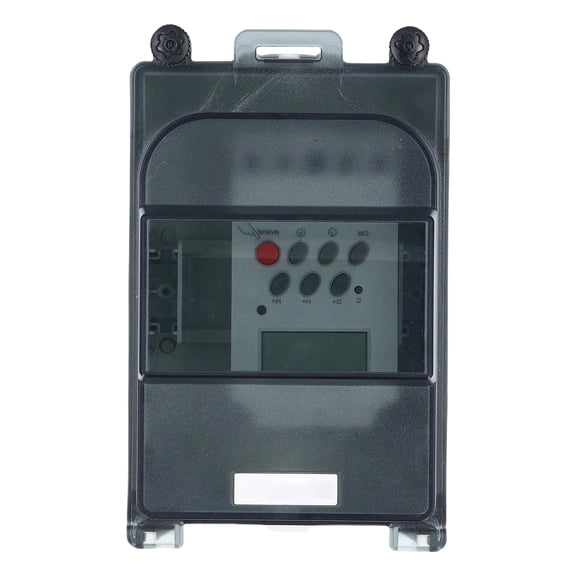 Riousery DC 12V Pool Pump Timer, Programmable Water Pump Switch with Password Lock for Outdoor