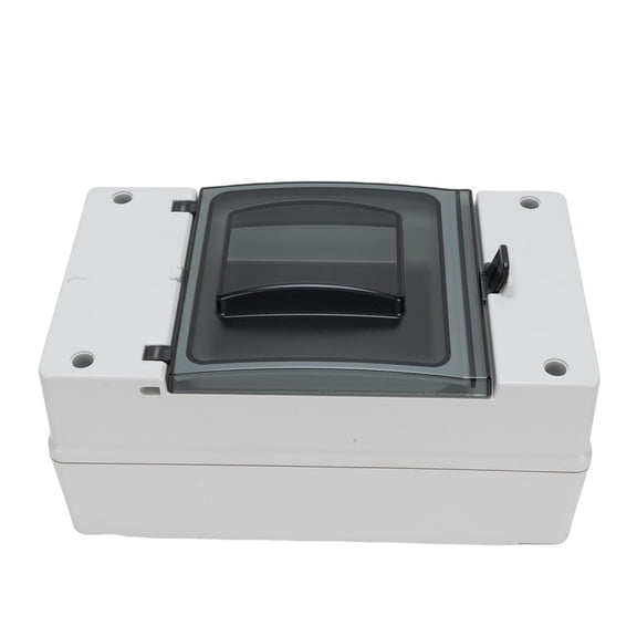 Riousery DC Circuit Breaker Box IP66 Rain Proof Plastic Outdoor Distribution Junction Box for MCCB Solar Battery Switch 10.63 in / 27 cm