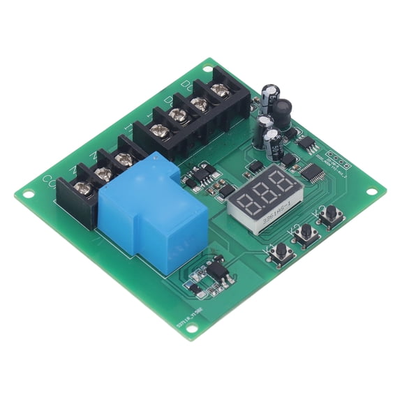 Riousery DC Current Detection Sensing Module 7-30V 0-30A Digital Display Overcurrent Protection Relay Module with Adjustable Settings for Industrial Use, 6.3 inches / 16 cm Length