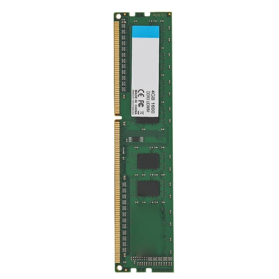 Riousery DDR3 UDIMM 1600MHz RAM 4GB 240-Pin Desktop Memory Module Plug and Play Professional PC Component for Enhanced System Performance Quick Multitasking (6.3 inches / 16 cm)