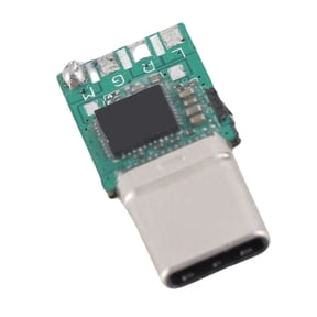 Riousery DIY Type C Adapter DAC Decoding Headphone Amplifier Micro Sound Module for Computer Mobile Phone High Fidelity Sound Quality Upgrades (2.0 inches / 5.08 cm Size)