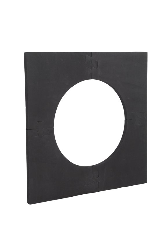 Dartboard Backboard EVA Splicing Surround Wall Protector (28.5 inches / 72.39 cm) Easy to Assemble for Home Bar Game Room Club Black Square Dart Backboard Set
