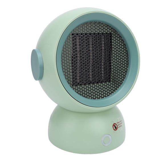 Riousery Desktop Space Heater Quiet 1500W High Power Portable Ceramic Heater Fan for Bedrooms Study Bathroom Indoor Use Green (9.05 x 7.08 x 5.91 inches / 23 x 18 x 15 cm)