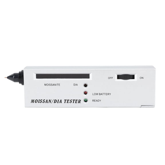 Riousery Diamond Tester Pen, Precise Diamond Moissanites Detector Pen, High Accuracy Jewelry Testing Tool, Portable Gemstone Selector for Novice and Expert, Includes Tray and Storage Bag