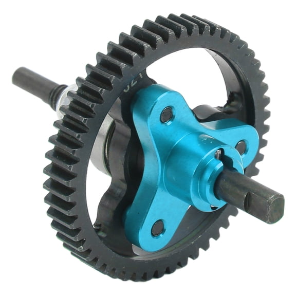 Riousery Differential Slipper Clutch 52T Hollow Stable RC Car Upgrade Parts for Traxxas Slash 2WD 1/10 RC Cars Blue, 2.76 inches / 7 cm
