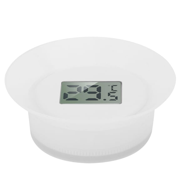 Riousery Digital Aquarium Thermometer with LCD Display Accurate Water Temperature Gauge for Fish Tank Terrarium Wet and Dry Dual Use Easy to Install Battery Powered Includes Suction Cups 2.75 inches