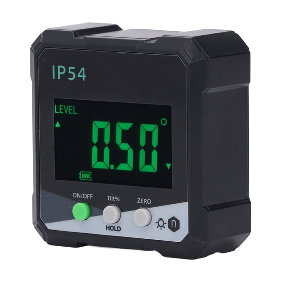 Riousery Digital Level Box 2 Modes Magnetic Base LCD Digital Angle Gauge Protractor Inclinometer for Woodworking Construction Measuring 10 inches / 25.4 cm