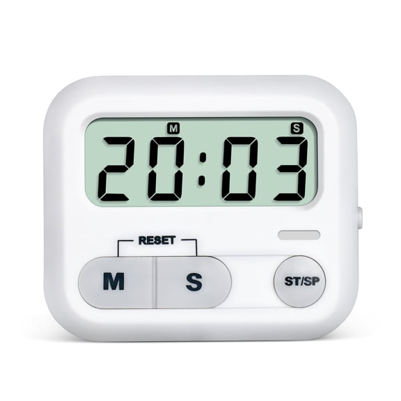 Riousery Digital Productivity Kitchen Timer Visual Count Up/Down Magnetic Clock with Large LED Display