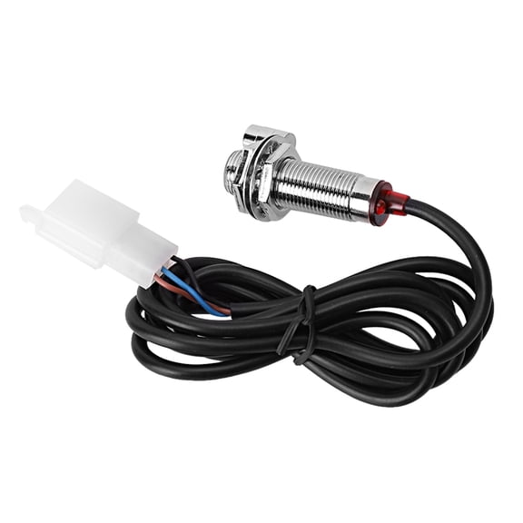 Riousery Digital Speedometer Odometer Sensor Cable with 3 Magnets for Motorcycle ATV UTV Universal Replacement Part, 48.8 inches / 124 cm Total Length, Wear-Resistant ABS Material