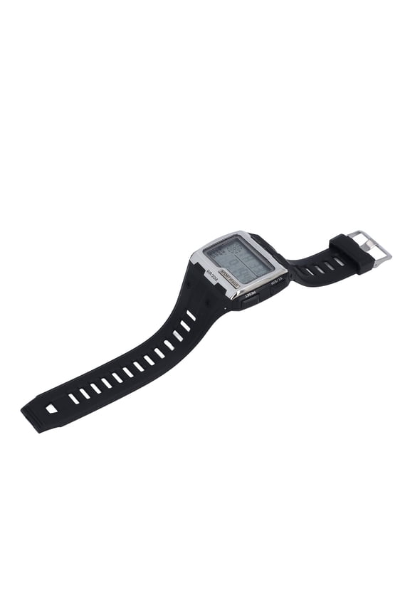 Digital Sport Watch Large Display LED Alarm Clock Shockproof 12/24 Hour System 50 Meter Waterproof Multifunction Outdoor Watch for Men Silver 10 inches / 25.4 cm
