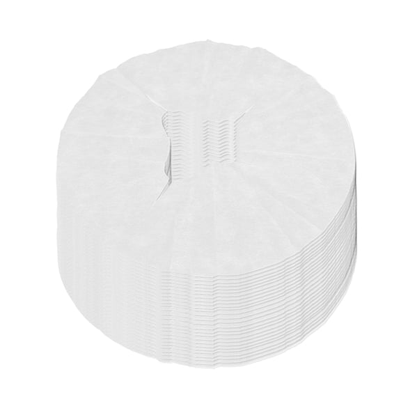 Riousery Disposable Headrest Covers Ultra Soft Non-Woven Massage Pillow Face Hole Pads White 100 Count (11.8 inches / 30 cm)