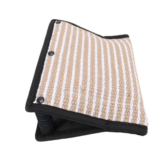 Riousery Dog Bite Wedge Jute Multifunctional Comfortable Handle Dog Training Safe Biting Pillow Tug Toy for Small Medium Large Dogs Teething Exercise Interaction (14.56 inches / 37 cm)