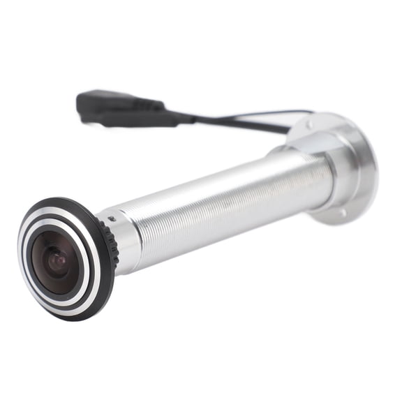 Riousery Door Eye Hole Camera 2 Way Talk Motion Detection 5G Dual Band WiFi APP Control 2MP 1.6mm Lens Wide Angle Surveillance Monitor 100-240V US Plug