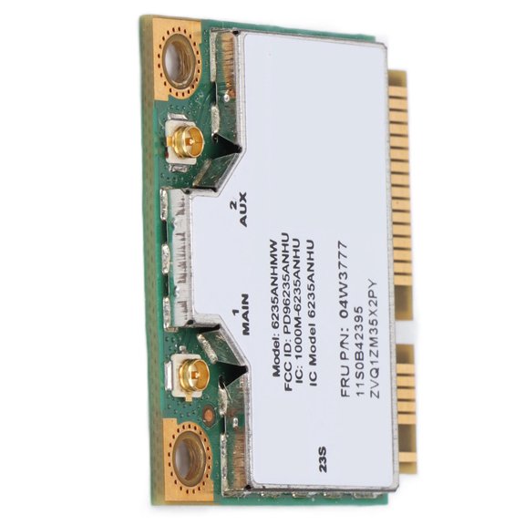 Riousery Dual Band Wireless Internet Card High Speed WiFi Adapter with Built-in BT 4.0 Mini PCIe Interface Network Module 300Mbps Fast Connection for Windows 7 8 10 Systems