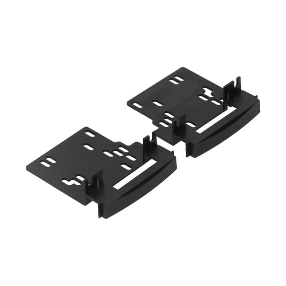 Riousery Dual DIN Radio Fascia Installation Dash Navigation Frame Fitting Kit Fit for Jeep Compass 2009 (15 cm / 5.91 inches)