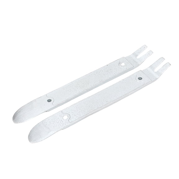 Riousery Dual Purpose Steel Pry Bar Chrome Plated 4140 Pry Bar Multi Function Trim Removal Tool