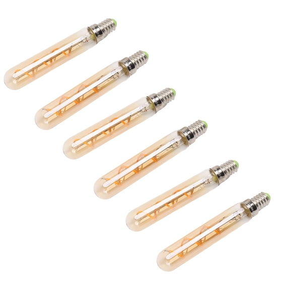 Riousery E14 LED Light Bulb 3W T20 Tubular Bulb Warm White 2300K Retro Decorative Tube Light Bulbs for Pendant Wall Sconces Desk Lamp (0.8x4.7 inches / 20x120mm, 2-Pack)