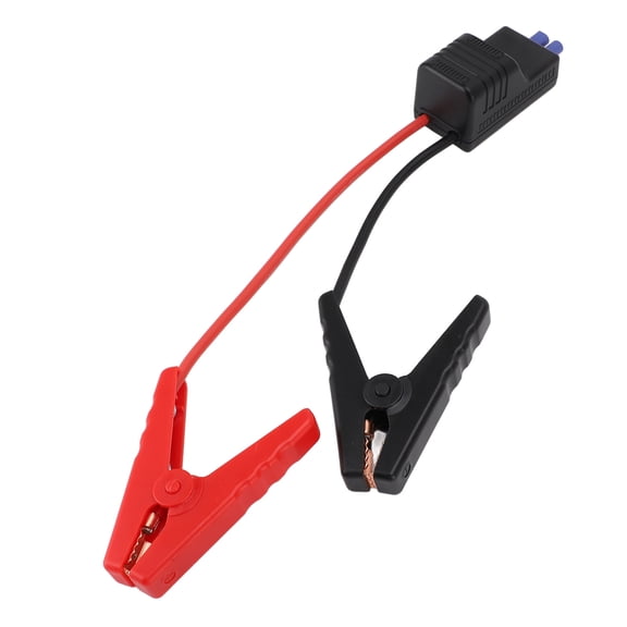 Riousery EC5 Jump Starter Replacement Cable 10AWG Heavy Duty Car Battery Booster Jumper Emergency Cable Clips to EC5 Connector for Portable Power Pack (15.35 inches / 39 cm)