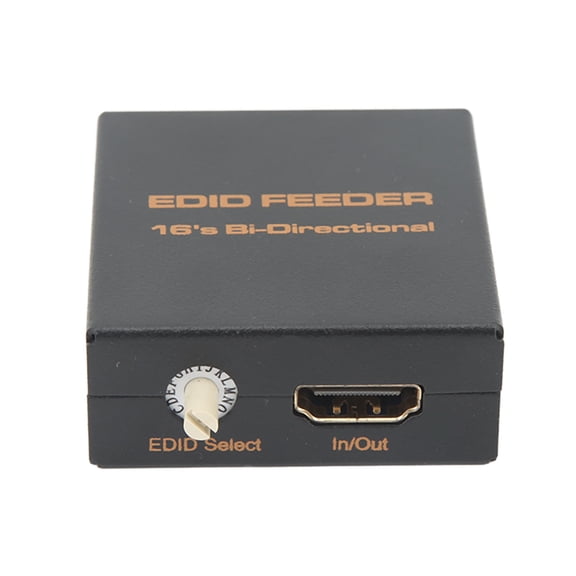 Riousery EDID Manager Emulator Converter Support 4K CEC 16 Modes Signal Feeder Extender for Pro AV Home Theater Systems, Black (2.1 x 1.9 x 0.8 inches / 5.3 x 4.8 x 2.0 cm)