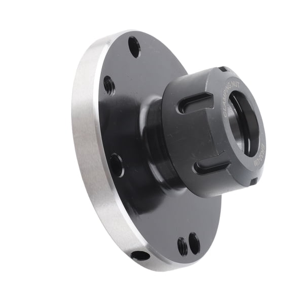 Riousery ER32 Collet Fixture 100mm Dia Flange Frosted CNC Lathe Milling Machine Router Parts Accessories Heavy Duty Tooling Holder for CNC Milling Machine Tool Equipment Perfect Fit