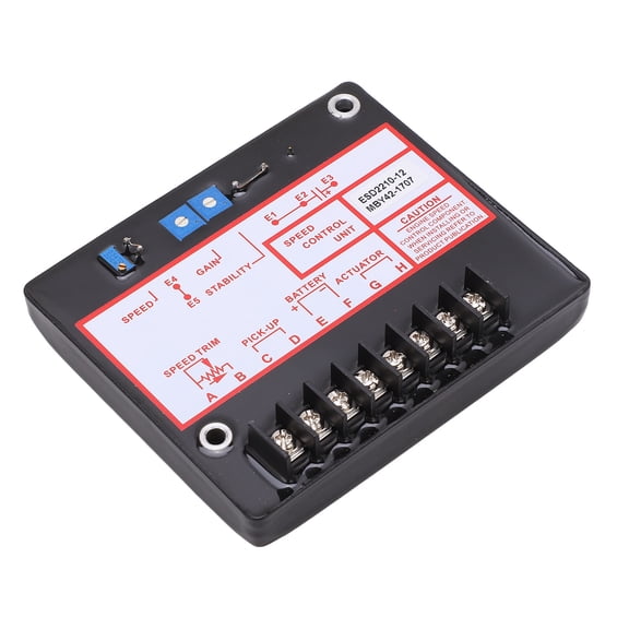 Riousery ESD2210 12 Generator Engine Governor Control Panel Electronic Genset Speed Controller DC12-24V