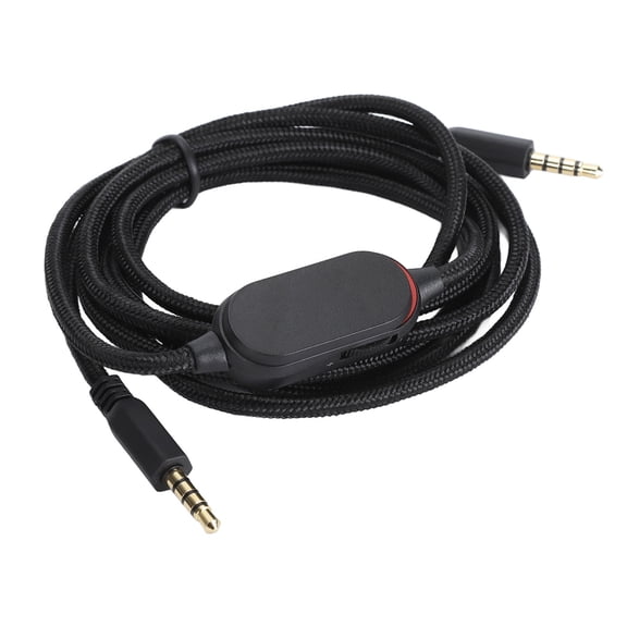 Riousery Earphone Cable 1.6m (5.25ft) Versatile Lossless Sound Quality Headphone Wire with Microphone Replacement for Alienware AW720H AW920H AW310H AW510H AW988 Dell Logitech G633 G933