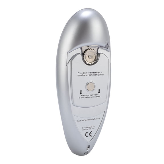 Riousery Electric Can Opener One Touch Automatic Stainless Steel Battery Operated Kitchen Gadget (6.69 inches / 17 cm)