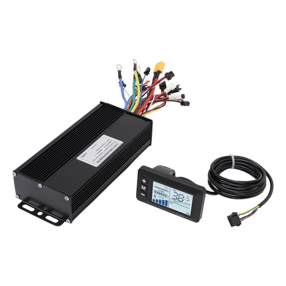 Riousery Electric Cycle Conversion Kit 36V 48V 52V 40A Sine Wave Brushless Controller and GD01 LCD Display Set for Repair Replacement