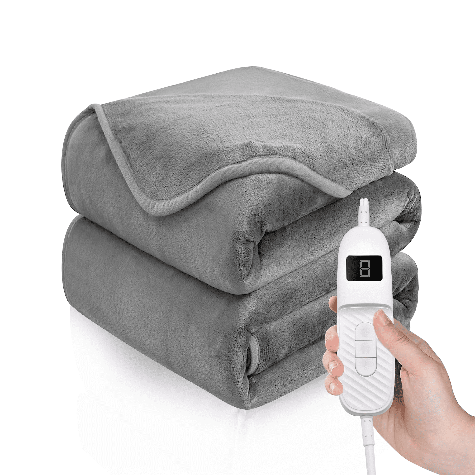 Riousery Electric Heated Blanket Twin Size 62x84 inch Large Heating