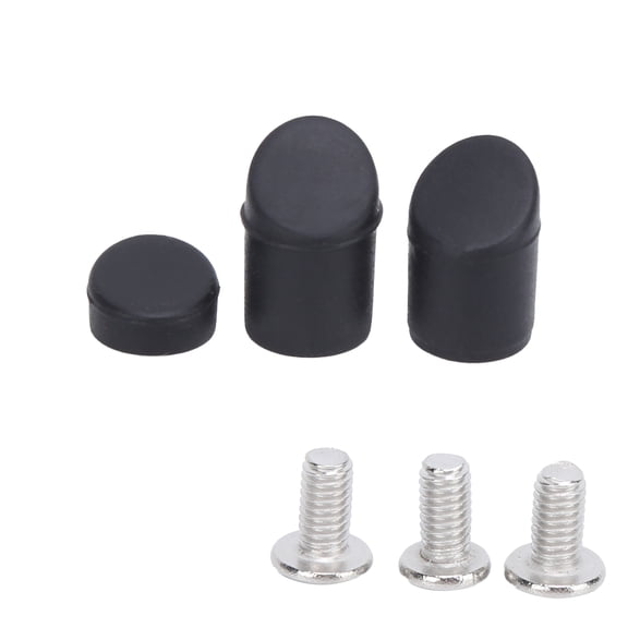 Riousery Electric Scooter Rear Mudguard Screws Rubber Cap and Plug Cover Replacement Accessory Parts for Xiaomi M365 Pro 1S Lite Pro2 - Silicone Mud Guard Fixation Set (3 Pack, 1.18 inches / 3.0 cm)