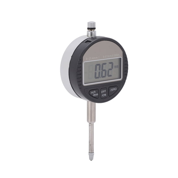 Riousery Electronic Digital Dial Indicator Gauge Inch/Metric Conversion Measuring Tool 0.01mm 0-1 inches / 0-25.4mm